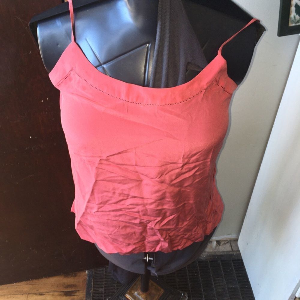 Madewell size 6 sleeveless, strappy silk flowy top